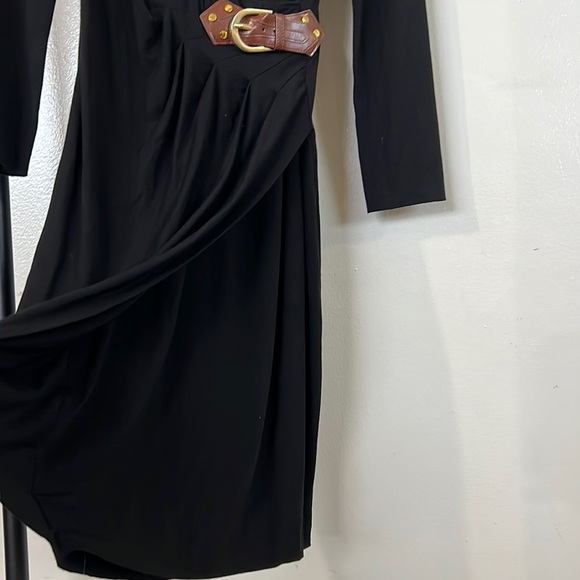 Cachè wrap dress with belt - Picture 3 of 5
